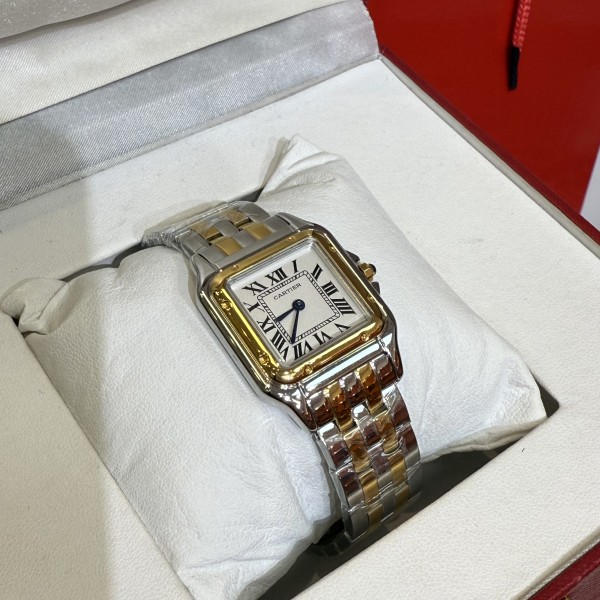 Cartier classic gold and silver 27mm